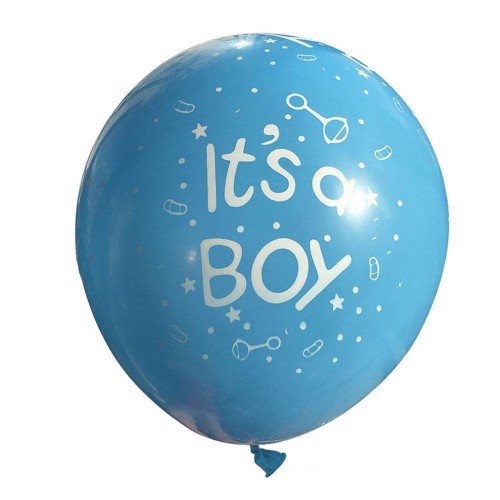 Erkek Bebek 1 Adet Helyum Balon (Ek Ürün Olarak Satılır)